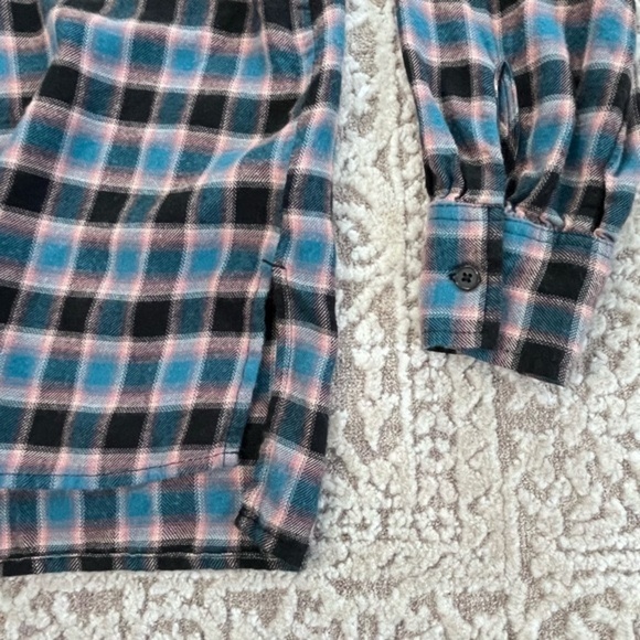 Rails Blue and Black Plaid Button Down Shirt - Picture 10 of 16